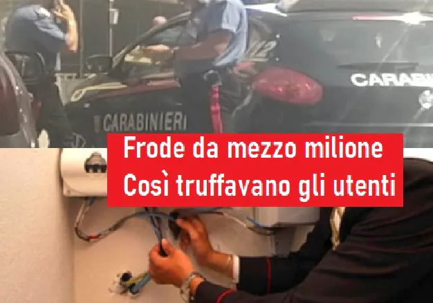 VIDEO. Contatori manomessi e utenze fantasma, 14 ordinanze: indagati dipendenti Enel e Italgas