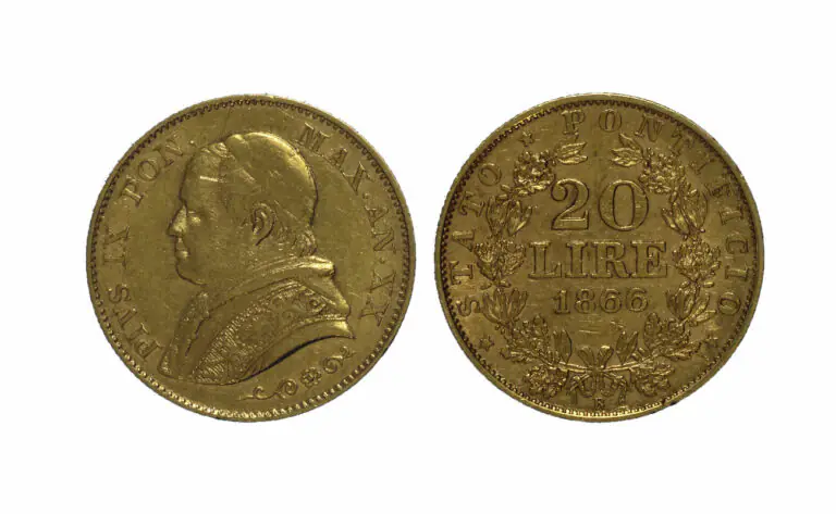 La preziosa ‘Lira Pontificia’: ultima moneta simbolo del potere del ‘papa re’