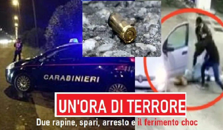 Estetista incinta rapinata dell’auto, commerciante ferito e spari: un arresto dopo far west