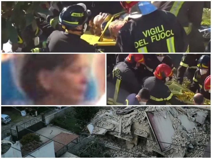 Fuga di gas: crolla abitazione. In 2 sotto le macerie. Una donna è salva