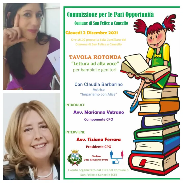 Racconti didattici, la commissione Pari opportunità presenta evento ‘Letture ad alta voce’
