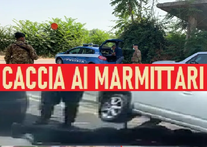 Marmittari beccati durante raid: l’incursione in scooter