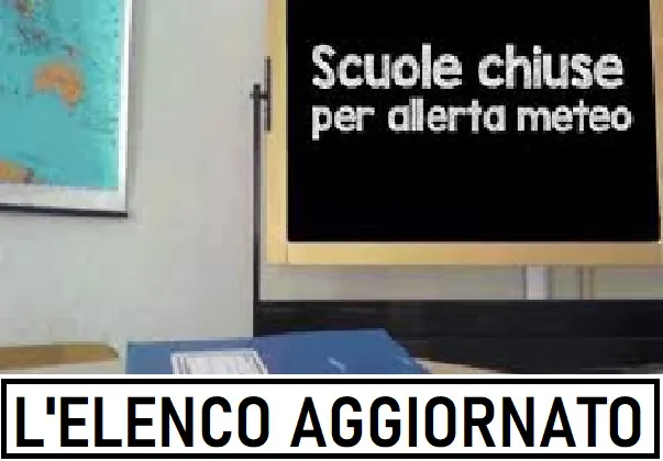 L’ELENCO. Scuole chiuse, altri sindaci fermano lezioni per allerta meteo