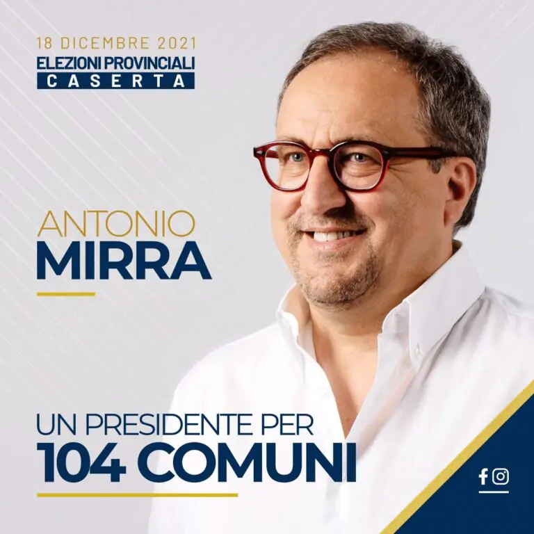 Mirra presenta la sua candidatura nel week end a Caserta