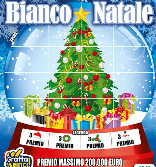Arriva il nuovo Gratta e Vinci dedicato al Natale: premi fino a 200mila Euro