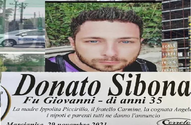 Volo tragico dal cantiere, Donato torna a casa: la sua ultima volontà
