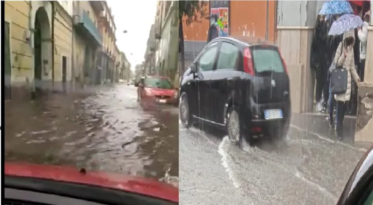 Maltempo, operai bloccati per 4 ore nell’Interporto. Sul litorale distrutti 50 alberi