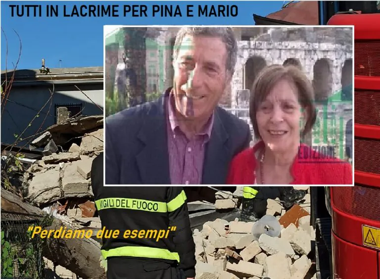 Lutto cittadino per i funerali di Pina e Mario: “Addio a due esempi di vita”