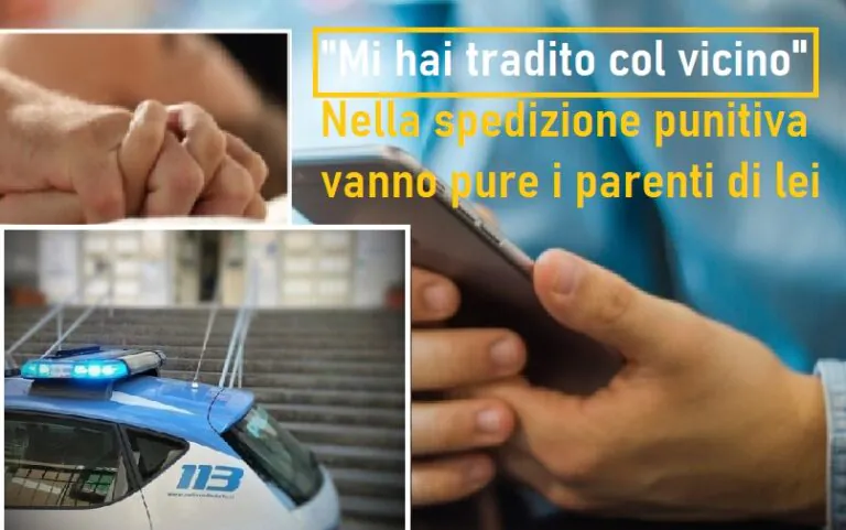 “Te la fai con mia moglie”: ex furioso va dal vicino con suocero e cognato, scattano 3 misure