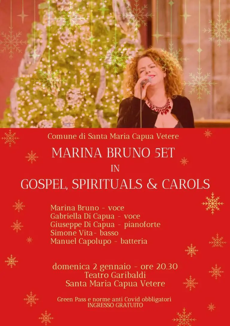 “Gospel, Spirituals & Carols”, il concerto al Teatro Garibaldi con Marina Bruno
