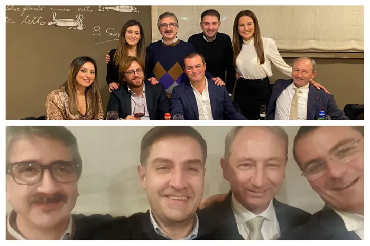 Cena in proiezioni Provinciali con presidente e consigliere regionale