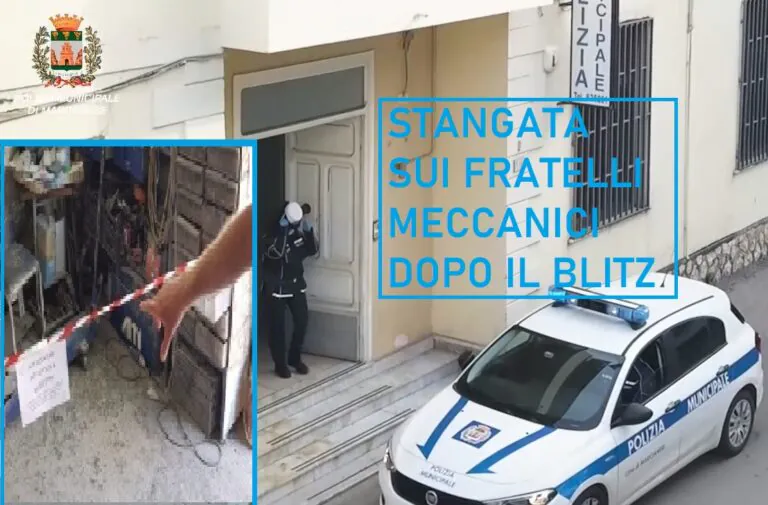 Blitz in officina, sgamati due fratelli meccanici: mancano permessi