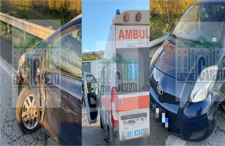 Toyota finisce contro ambulanza, choc sulla Variante: automobilista ferita. FOTO