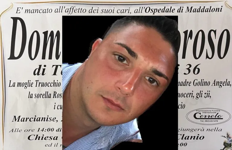 Padre di 2 bimbe portato via dal virus a 36 anni: fissato l’addio. L’ultimo viaggio di Domenico