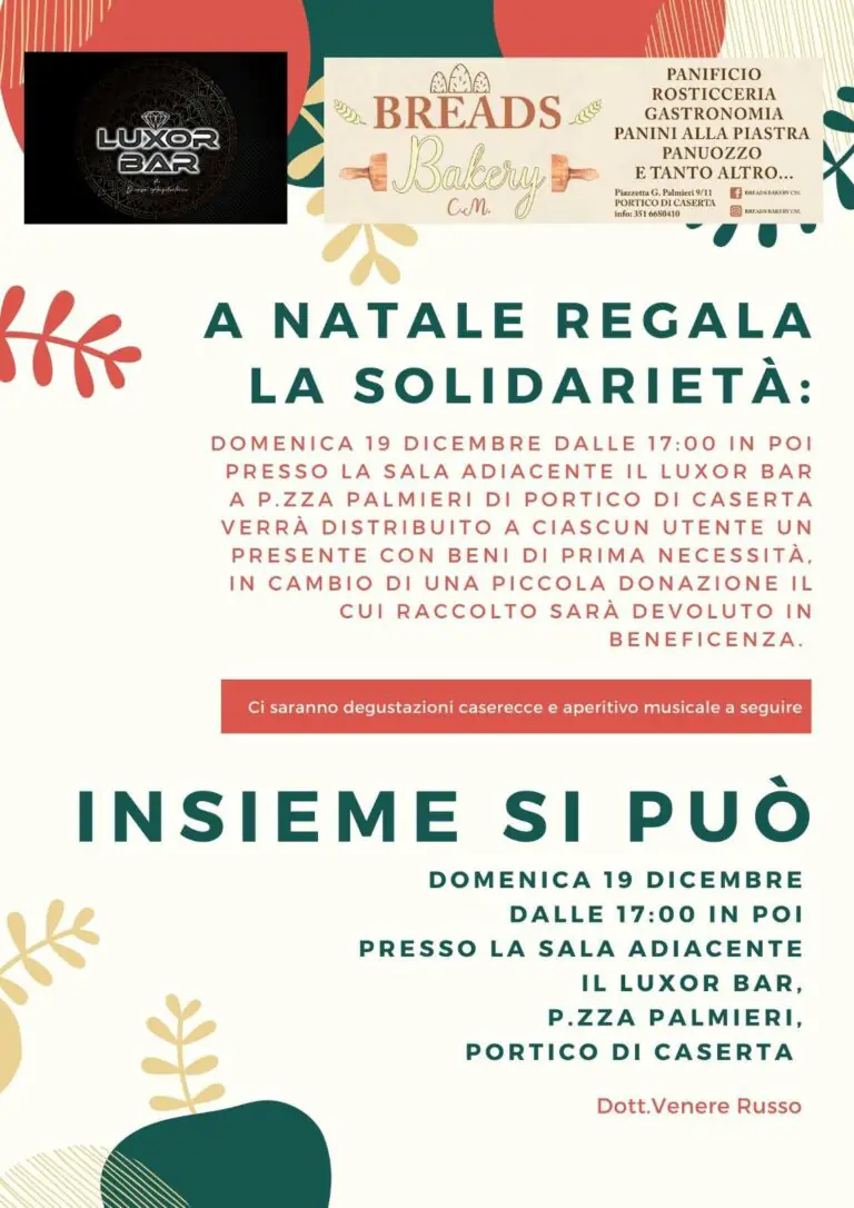 Il ritorno di Venere: “A Natale regala la solidarietà”