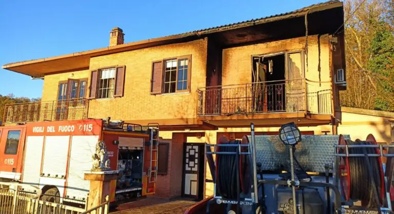 Appartamento in fiamme: paura in paese