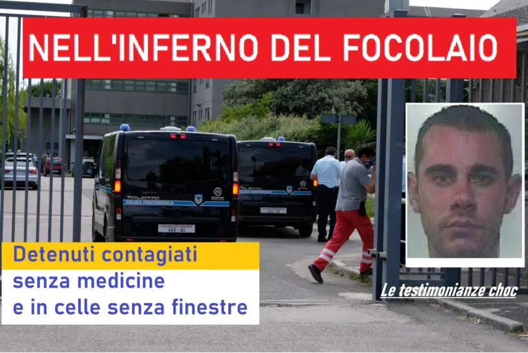 “Contagiati ma in isolamento a zero gradi senza finestre”: la disperazione dei detenuti nel carcere-focolaio