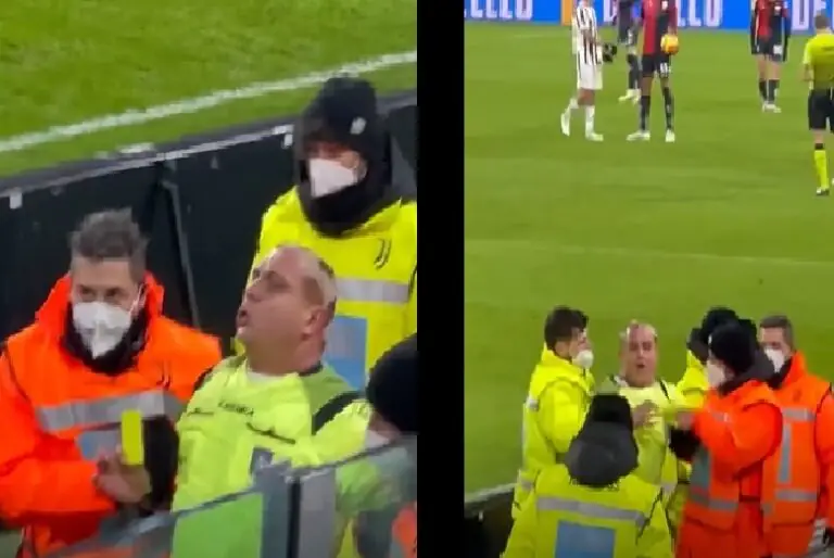 Sforza la fa grossa: invade campo durante match della Juve vestito da arbitro. IL VIDEO