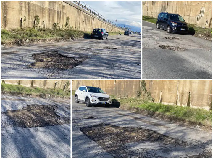 Casertano martoriato dalle voragini: dal quadrivio della morte alla Statale trappola, la mappa del rischio. FOTO