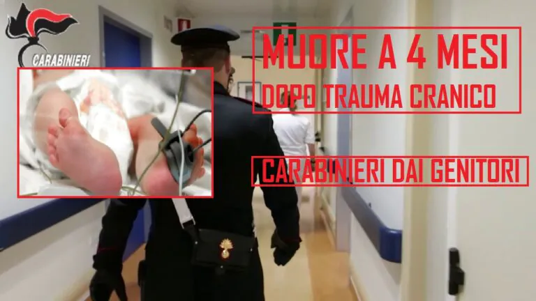 E’ morto il bimbo di 4 mesi ricoverato con trauma cranico. Ora fuori la verità