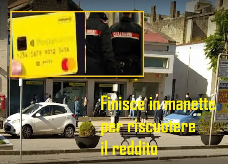 Fa carte false per prendere Reddito: arrestata alle Poste