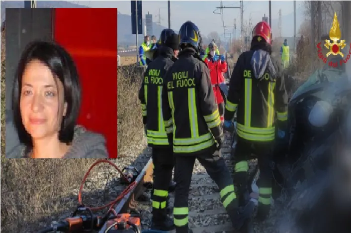 Auto travolta da treno in corsa: muore giovane madre