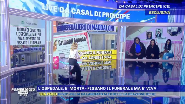 Risorta dal Covid, caso diventa nazionale: “Ha chiamato famiglia sbagliata”