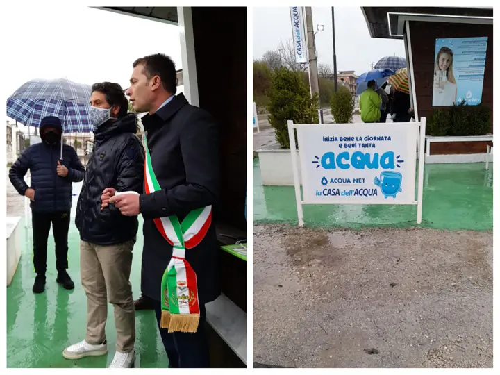 Ferrara inaugura la casa dell’acqua nella frazione