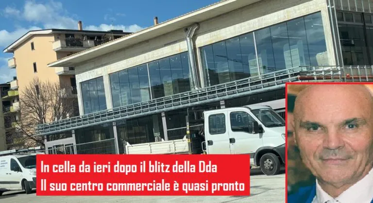 Il centro commerciale del patron di Pellicano arrestato è quasi pronto