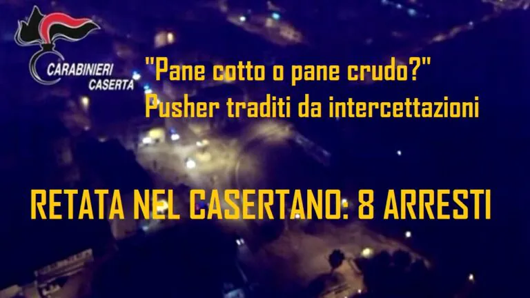 Retata nel Casertano, 8 arresti: svelato il codice della gang