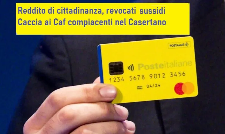 Scandalo Reddito nel Casertano: stranieri usati dai furbetti. Indagini e arresti