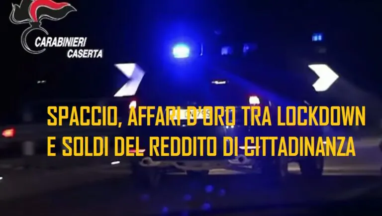 I NOMI. Spaccio, affari alle stelle nel lockdown grazie al Reddito: nei guai un’intera famiglia