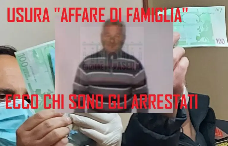 NOMI E FOTO. Casa tolta per ripianare debito, ecco chi sono gli arrestati per usura