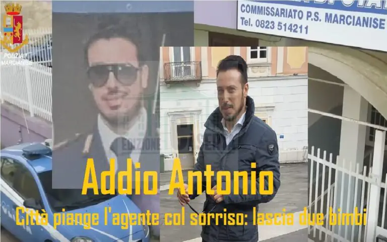 Commissariato in lutto, muore poliziotto col sorriso: lascia due bimbi