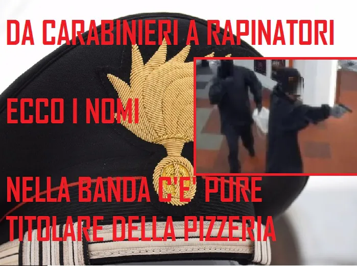 Carabinieri conoscono pregiudicato e creano banda per rapina: c’è anche militare del Casertano. NOMI