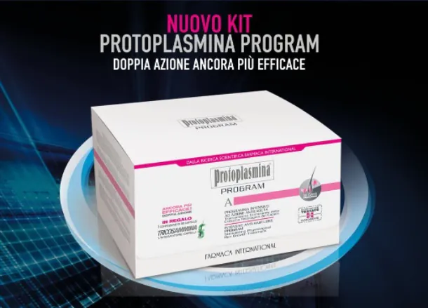 Protoplasmina Program, contrasta la caduta dei capelli col nuovo kit a doppia azione