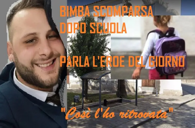Bimba scomparsa, il giorno da eroe di Francesco: “L’ho trovata e riportata dal padre grazie a mia figlia”