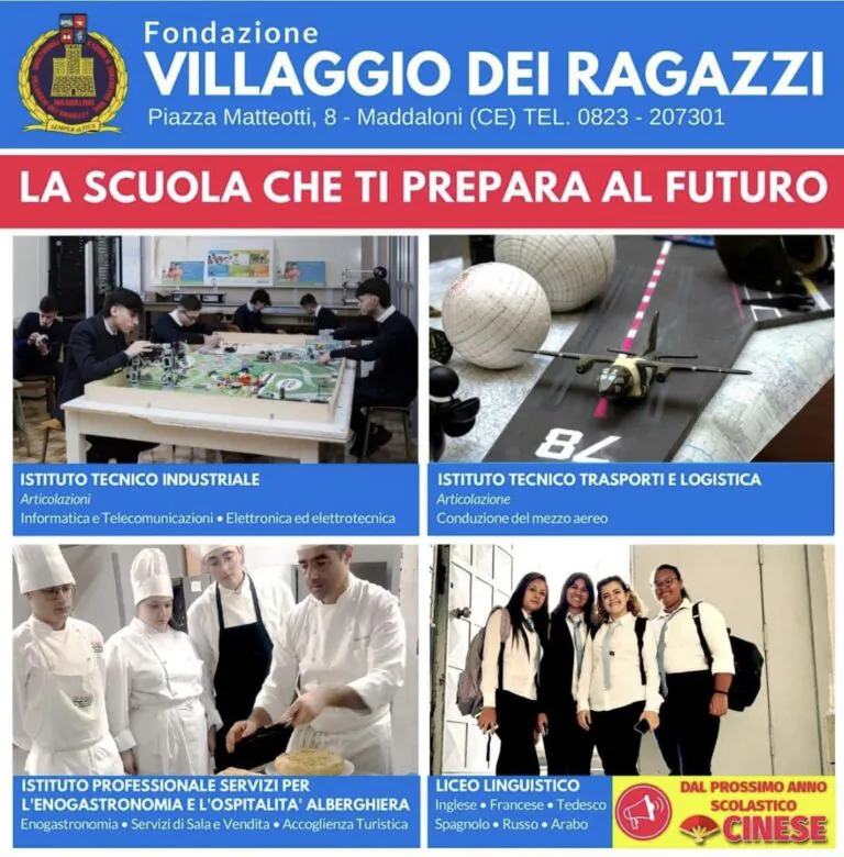 Iscrizioni 2022/23: in aumento gli iscritti al Villaggio dei Ragazzi