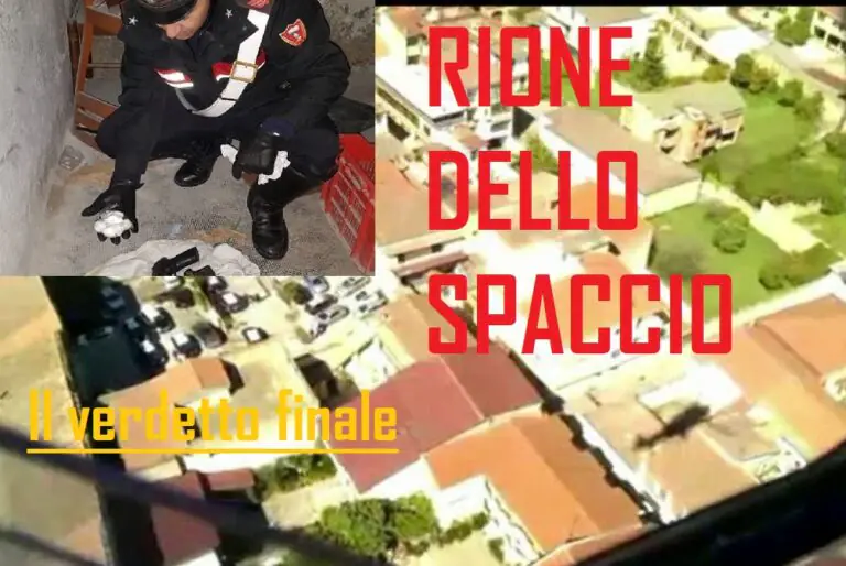 Fortino dello spaccio, verdetto per 7: si salvano in 2. TUTTI I NOMI