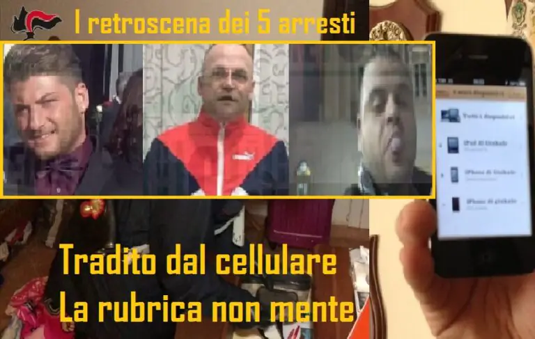 Droga del clan, il cellulare tradisce uno degli arrestati: lo “zio” in rubrica era il ras