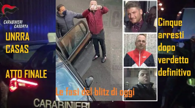 TUTTE LE FOTO. Spaccio del clan, il blitz live: ecco chi sono i 5 fermati