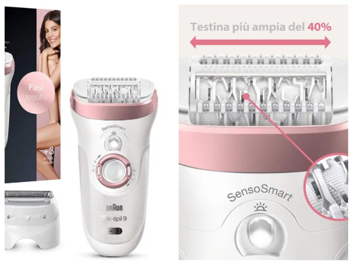 Moderno depilatore donna super accessoriato ad un prezzo da urlo