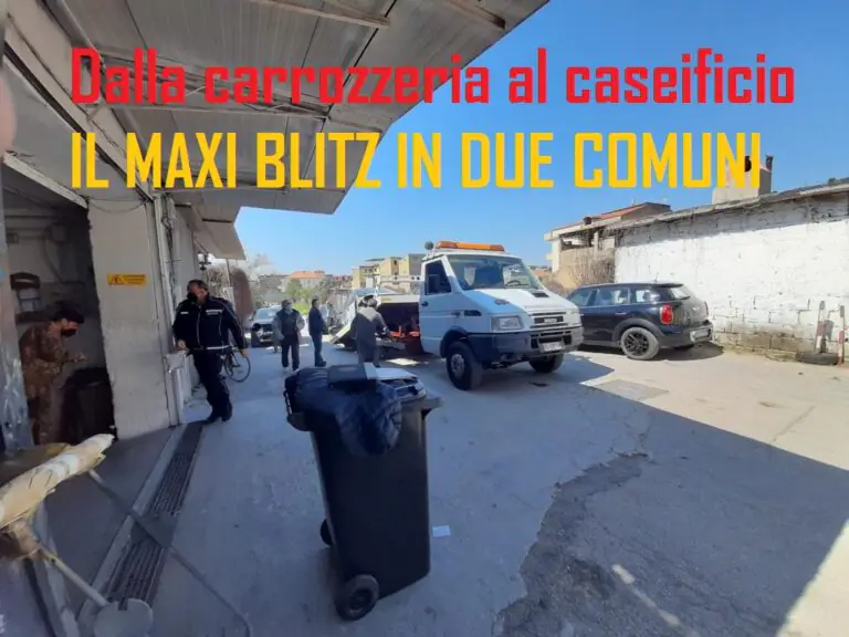 Blitz a tappeto in negozi e officine, multe salgono a 100mila euro