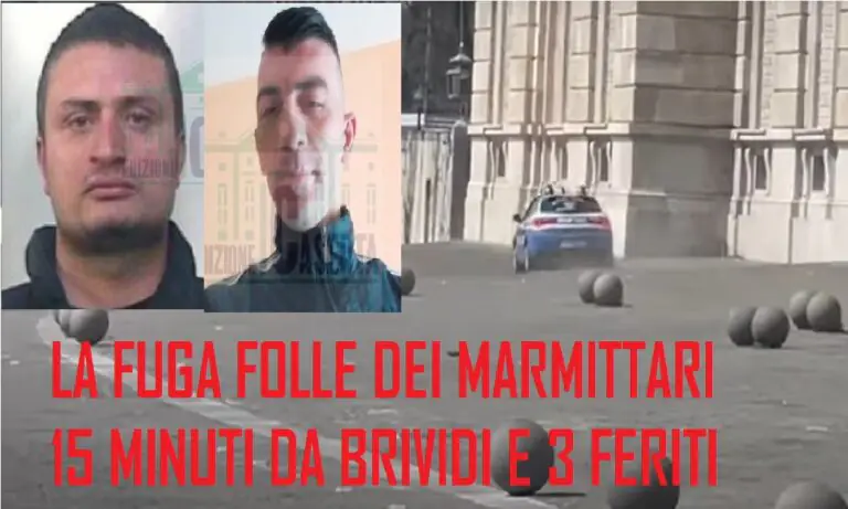 Marmittari in fuga, 3 poliziotti feriti: bottino e arnesi lanciati sulle auto durante inseguimento