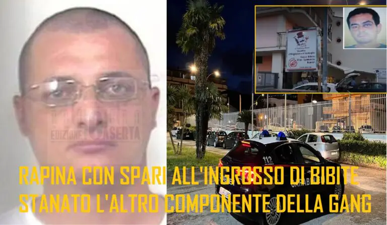 Raid con spari da Mister Drink, complice arrestato dopo la fuga clamorosa. NOME E FOTO