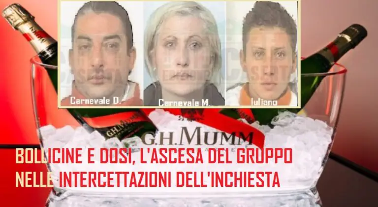 Spaccio a gonfie vele in città, pusher brindano con lo champagne: “Questa non la capisci…”