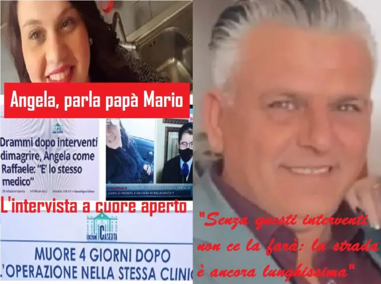 Angela trasferita, parla il padre: “Senza questi interventi non ce la farà”. L’INTERVISTA A CUORE APERTO