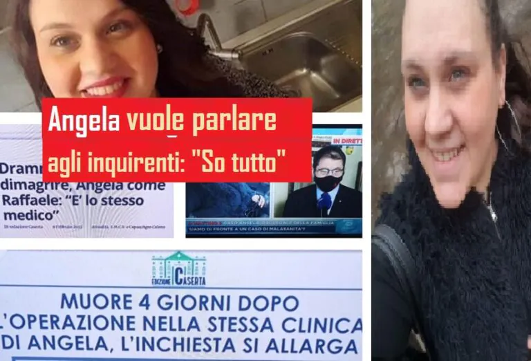 L’urlo di Angela dall’ospedale: “Voglio parlare al procuratore prima del quinto intervento”