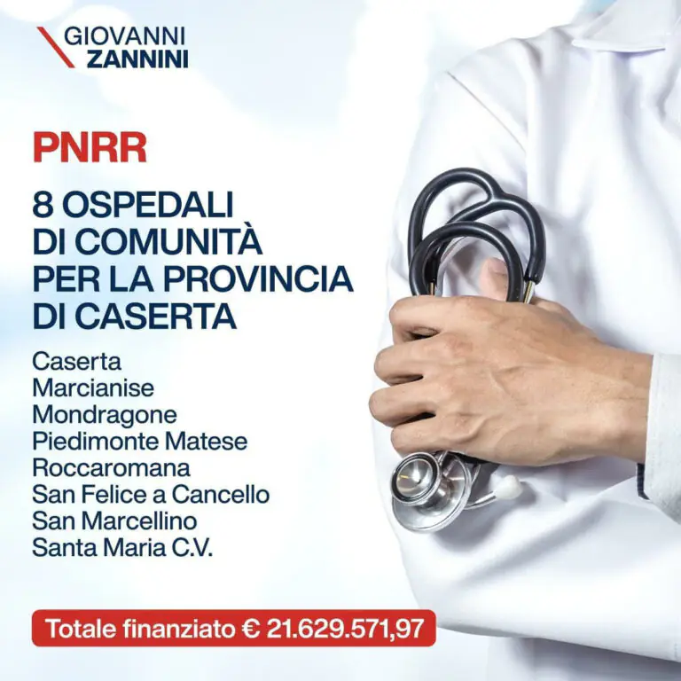 Sanità, 21 milioni di euro per 8 ospedali del Casertano