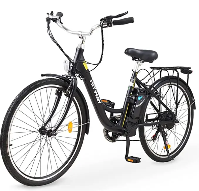 Bicicletta elettrica, motore potente e 7 velocità: prezzo ridicolo su Amazon